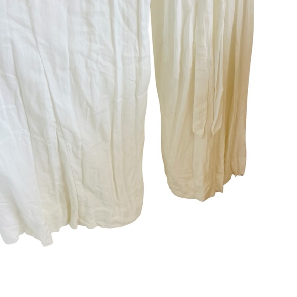 Here Comes The Sun White Halter Jumpsuit with Ring Details - Picture 8 of 9